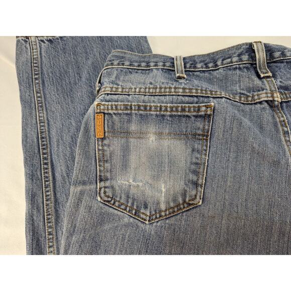 Cinch Up Men's White Label Relaxed Fit Medium Wash Distressed Jeans 40x34 - Picture 9 of 16